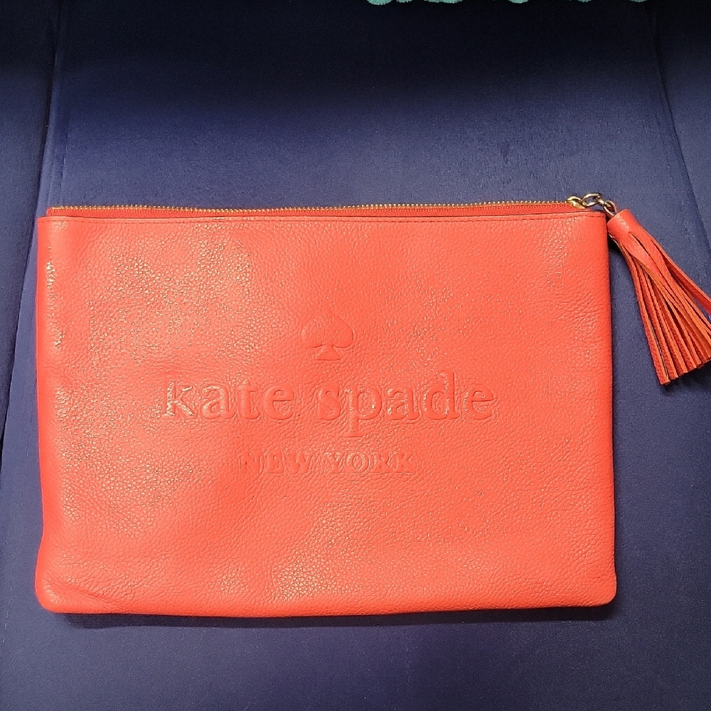 Kate Spade Vibrant Orange Wristlet